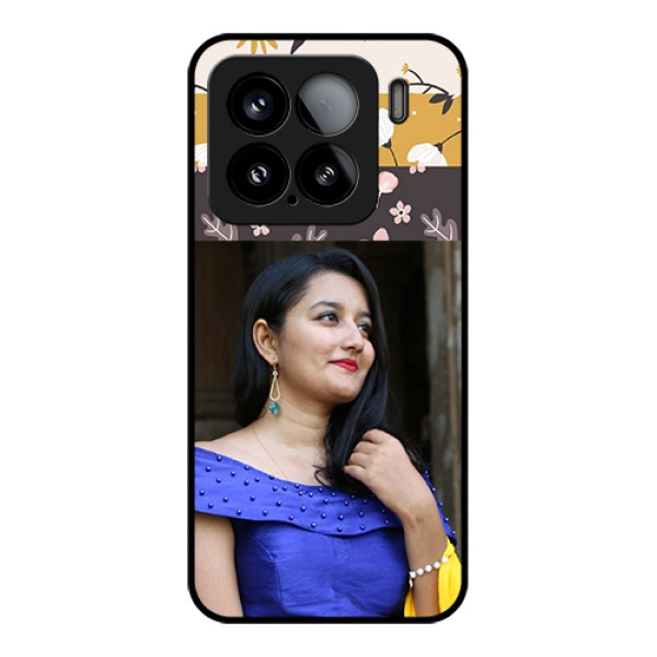 Xiaomi 15 5G Custom Glass Phone Case - Stylish Floral Design Xiaomi 15 5G Custom Glass Phone Case - Stylish Floral Design
