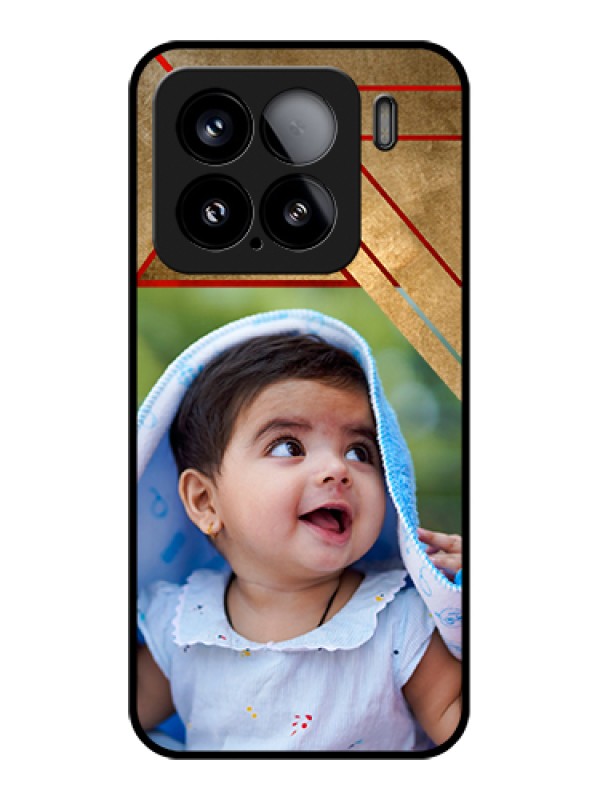 Custom Xiaomi 15 5G Custom Glass Phone Case - Gradient Abstract Texture Design