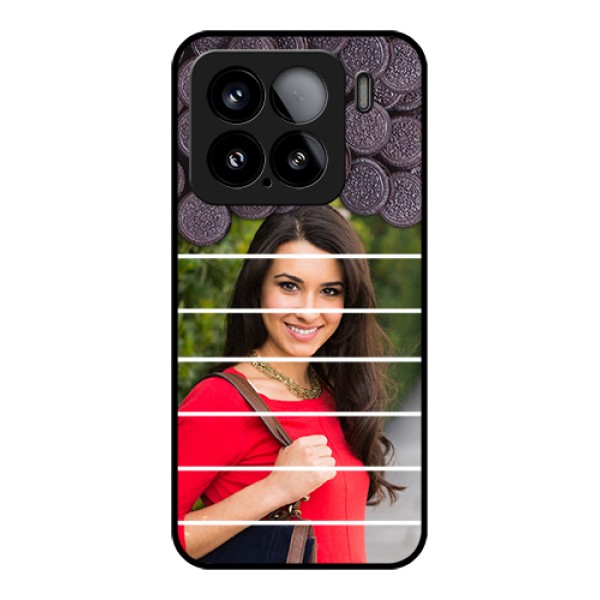 Xiaomi 15 5G Custom Glass Phone Case - With Oreo Biscuit Design