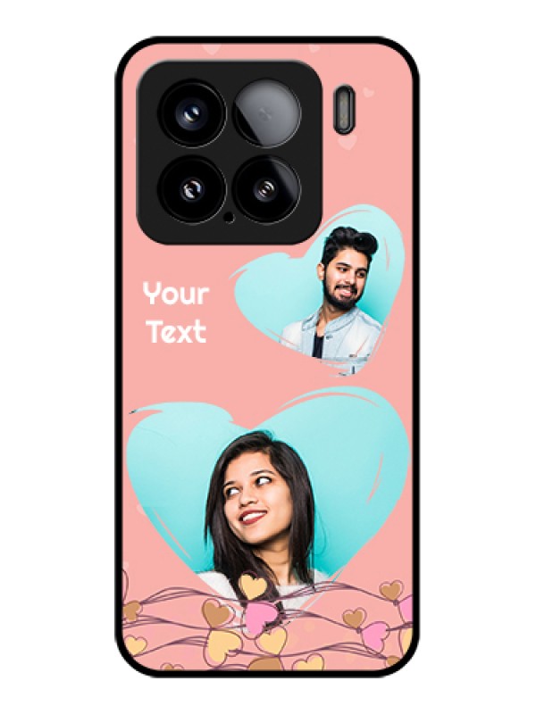 Custom Xiaomi 15 5G Custom Glass Phone Case - Love Doodle Design