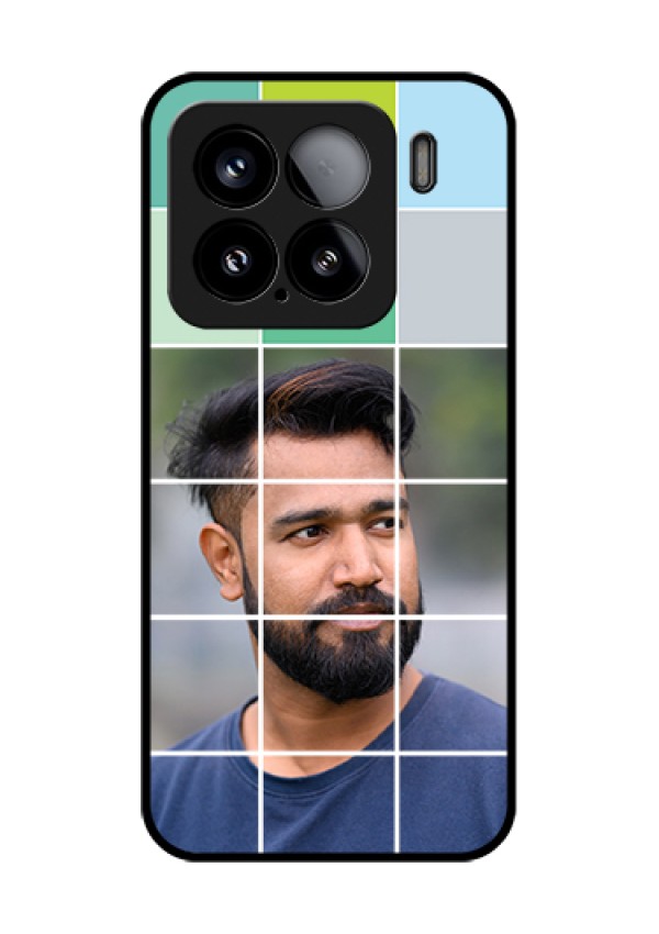 Xiaomi 15 5G Custom Glass Phone Case - With White Box Pattern