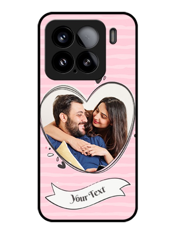 Custom Xiaomi 15 5G Custom Glass Phone Case - Vintage Heart Design