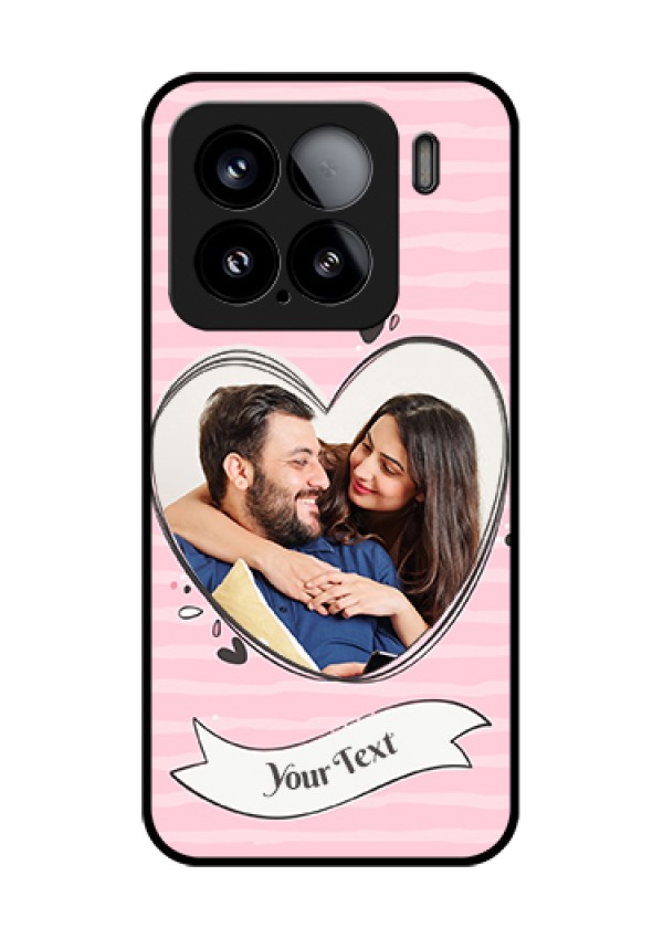 Xiaomi 15 5G Custom Glass Phone Case - Vintage Heart Design