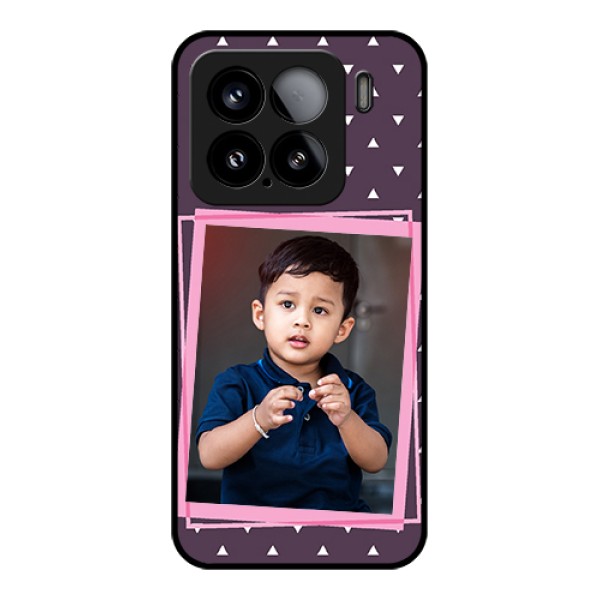 Xiaomi 15 5G Custom Glass Phone Case - Triangle Pattern Dotted Design Xiaomi 15 5G Custom Glass Phone Case - Triangle Pattern Dotted Design