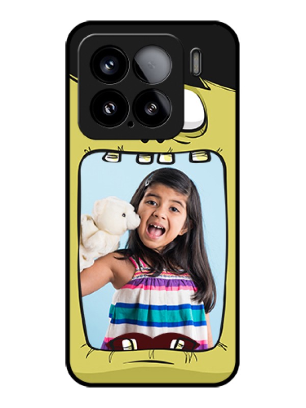 Custom Xiaomi 15 5G Custom Glass Phone Case - Cartoon Monster Back Case Design