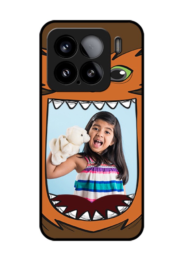Xiaomi 15 5G Custom Glass Phone Case - Owl Monster Back Case Design