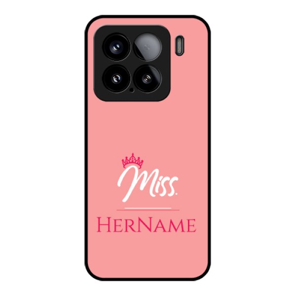 Xiaomi 15 5G Custom Glass Phone Case - Mrs With Name Design