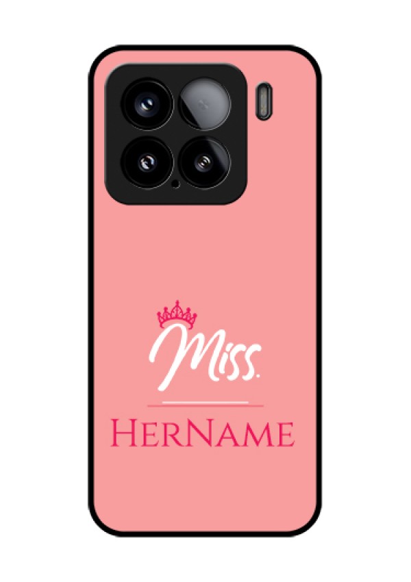 Xiaomi 15 5G Custom Glass Phone Case - Mrs With Name Design