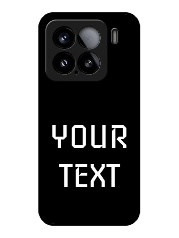 Custom Xiaomi 15 5G Custom Glass Phone Case - Your Name Design