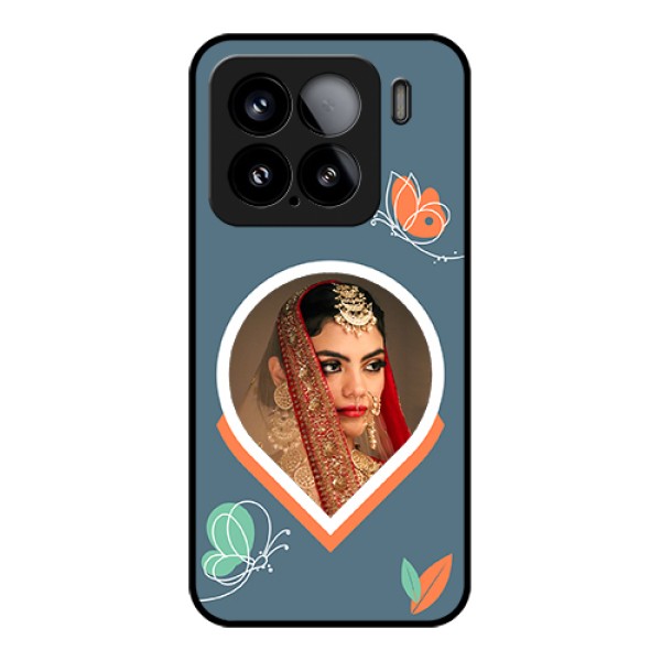 Xiaomi 15 5G Custom Glass Phone Case - Droplet Butterflies Design Xiaomi 15 5G Custom Glass Phone Case - Droplet Butterflies Design