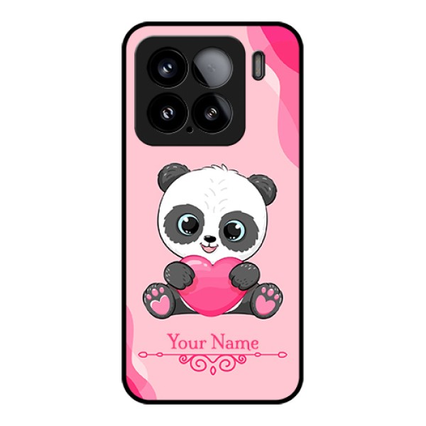 Xiaomi 15 5G Custom Glass Phone Case - Cute Panda Design Xiaomi 15 5G Custom Glass Phone Case - Cute Panda Design