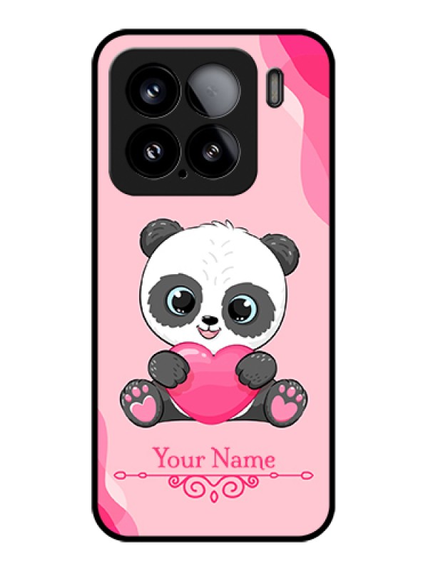 Custom Xiaomi 15 5G Custom Glass Phone Case - Cute Panda Design