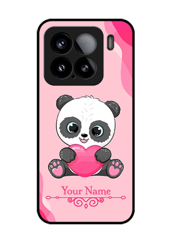 Xiaomi 15 5G Custom Glass Phone Case - Cute Panda Design