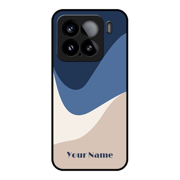 Xiaomi 15 5G Custom Glass Phone Case - Abstract Drip Art Design