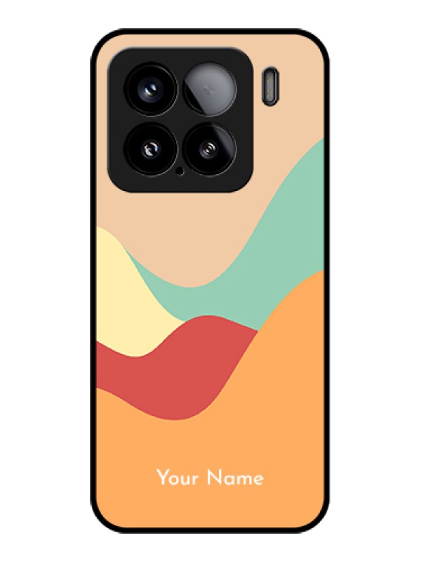 Custom Xiaomi 15 5G Custom Glass Phone Case - Ocean Waves Multi - Colour Design