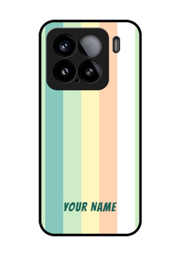 Xiaomi 15 5G Custom Glass Phone Case - Multi - Colour Stripes Design