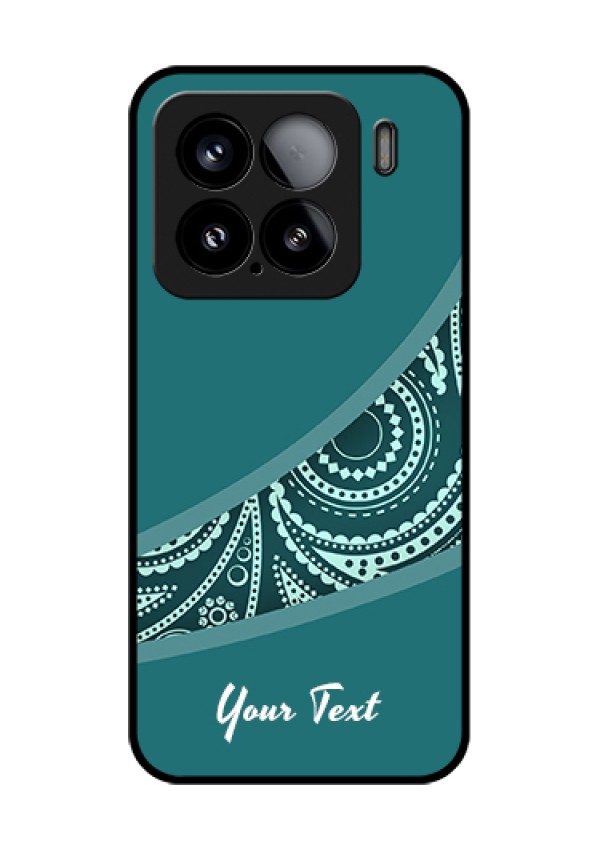 Xiaomi 15 5G Custom Glass Phone Case - Semi Visible Floral Design
