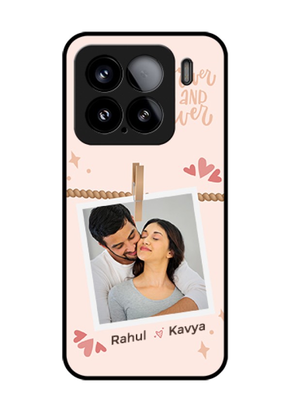 Xiaomi 15 5G Custom Glass Phone Case - Forever And Ever Love Design