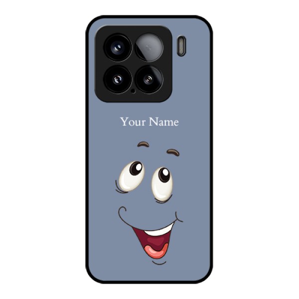 Xiaomi 15 5G Custom Glass Phone Case - Laughing Cartoon Face Design
