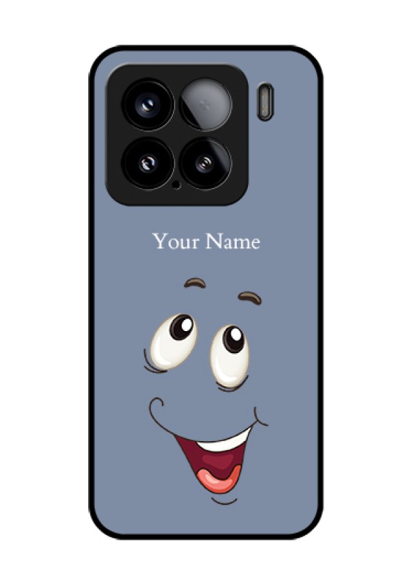 Xiaomi 15 5G Custom Glass Phone Case - Laughing Cartoon Face Design