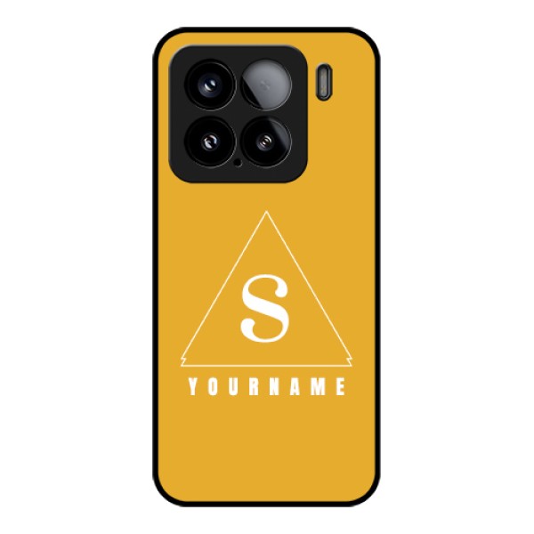Xiaomi 15 5G Custom Glass Phone Case - Simple Triangle Design Xiaomi 15 5G Custom Glass Phone Case - Simple Triangle Design