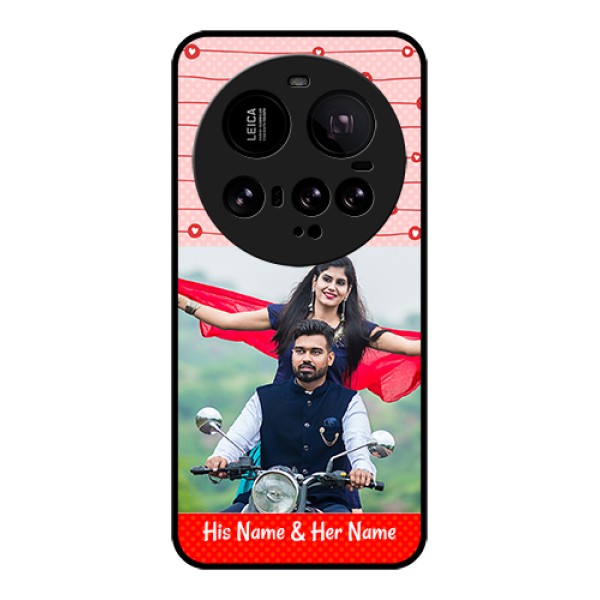 Xiaomi 15 Ultra 5G Custom Glass Phone Case - Red Pattern Case Design Xiaomi 15 Ultra 5G Custom Glass Phone Case - Red Pattern Case Design