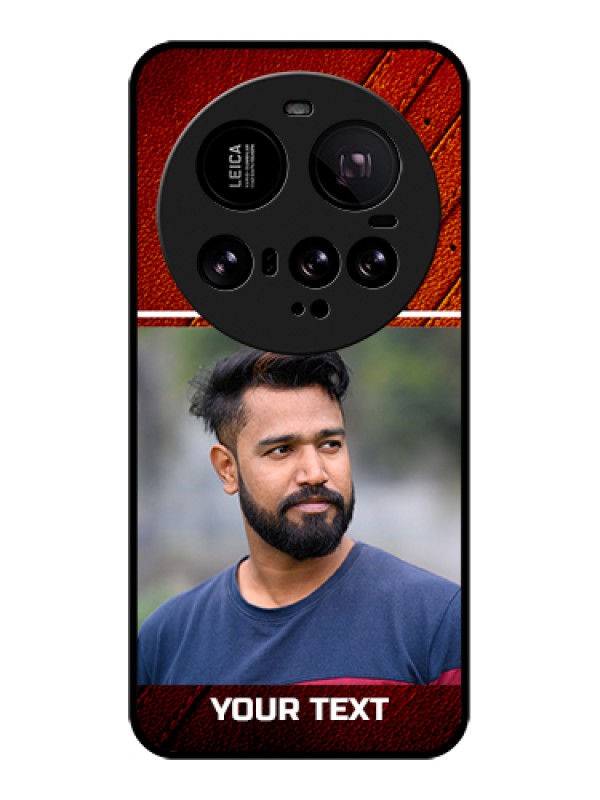 Custom Xiaomi 15 Ultra 5G Custom Glass Phone Case - Leather Phone Case Design