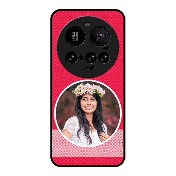 Xiaomi 15 Ultra 5G Custom Glass Phone Case - Pink Color Pattern Design Xiaomi 15 Ultra 5G Custom Glass Phone Case - Pink Color Pattern Design