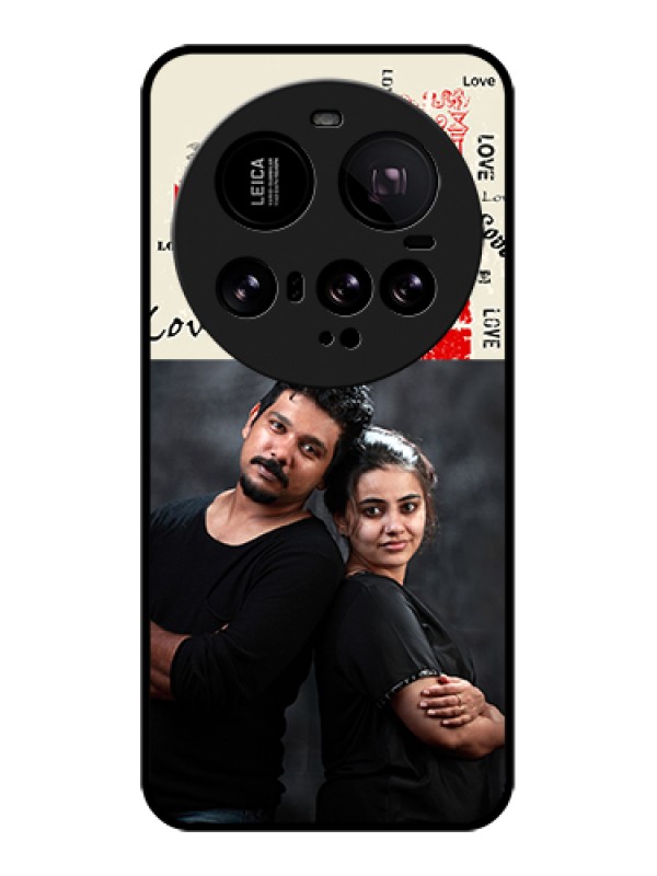 Custom Xiaomi 15 Ultra 5G Custom Glass Phone Case - Trendy Love Design Case