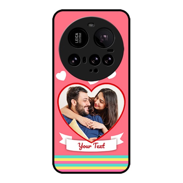 Xiaomi 15 Ultra 5G Custom Glass Phone Case - Love Shapes Doodle Design