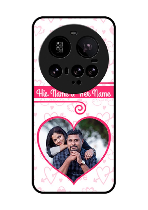 Xiaomi 15 Ultra 5G Custom Glass Phone Case - Heart Shape Love Design