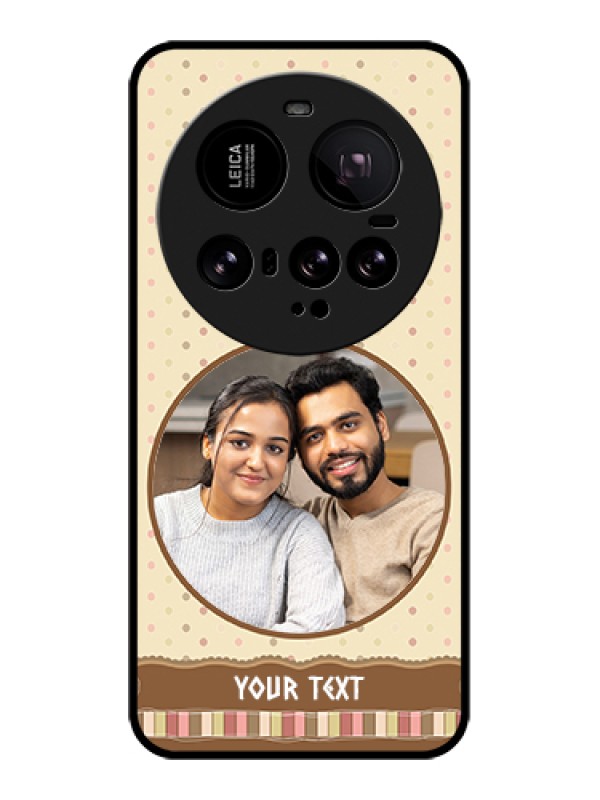 Custom Xiaomi 15 Ultra 5G Custom Glass Phone Case - Brown Dotted Mobile Case Design