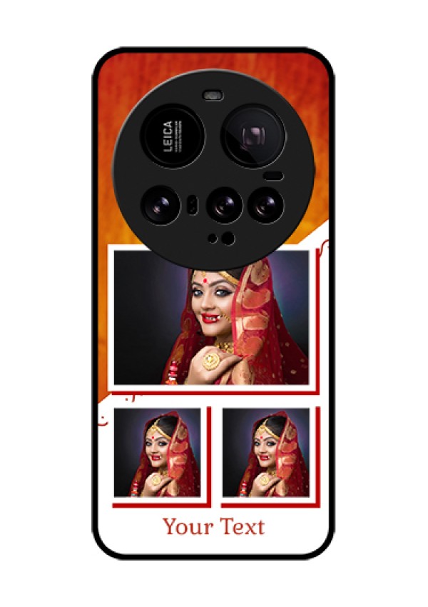 Xiaomi 15 Ultra 5G Custom Glass Phone Case - Wedding Memories Design