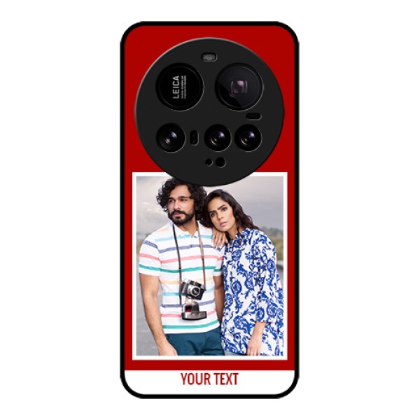 Xiaomi 15 Ultra 5G Custom Glass Phone Case - Red Color Design Xiaomi 15 Ultra 5G Custom Glass Phone Case - Red Color Design