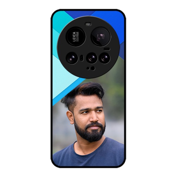 Xiaomi 15 Ultra 5G Custom Glass Phone Case - Blue Pattern Design Xiaomi 15 Ultra 5G Custom Glass Phone Case - Blue Pattern Design