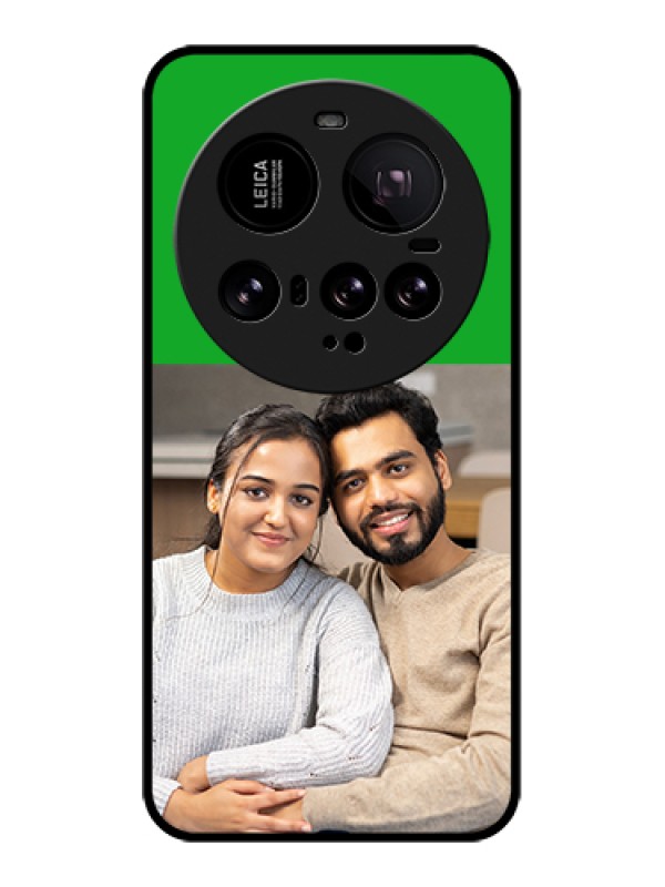 Custom Xiaomi 15 Ultra 5G Custom Glass Phone Case - Green Pattern Design