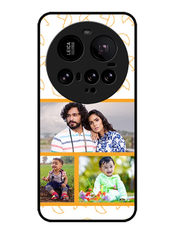 Custom Xiaomi 15 Ultra 5G Custom Glass Phone Case - Yellow Pattern Design