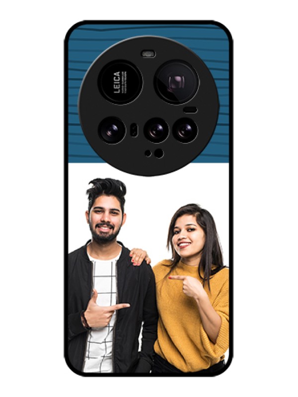 Custom Xiaomi 15 Ultra 5G Custom Glass Phone Case - Blue Pattern Cover Design