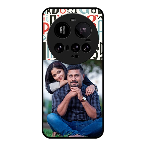 Xiaomi 15 Ultra 5G Custom Glass Phone Case - Alphabet Design