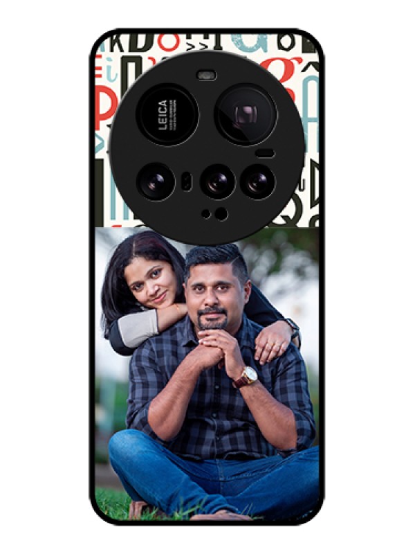 Custom Xiaomi 15 Ultra 5G Custom Glass Phone Case - Alphabet Design