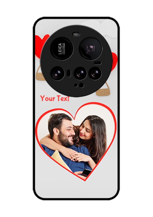 Xiaomi 15 Ultra 5G Custom Glass Phone Case - Parachute Love Design