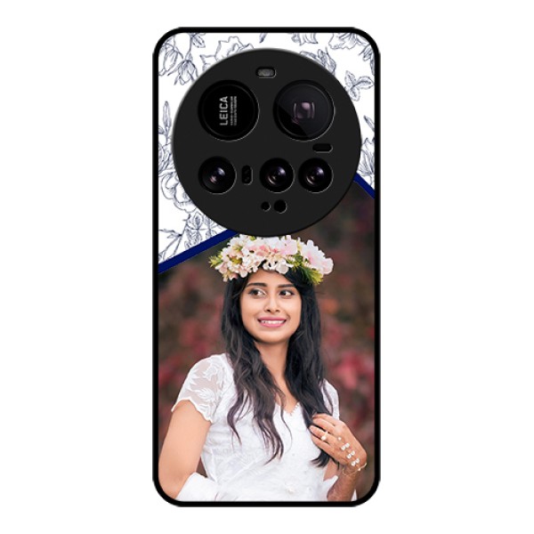 Xiaomi 15 Ultra 5G Custom Glass Phone Case - Classy Floral Design