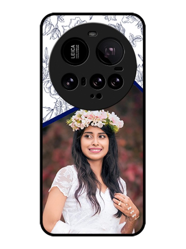 Custom Xiaomi 15 Ultra 5G Custom Glass Phone Case - Classy Floral Design