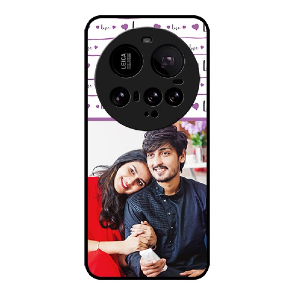 Xiaomi 15 Ultra 5G Custom Glass Phone Case - Couples Heart Design