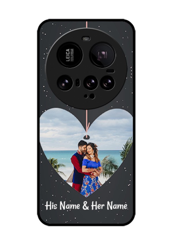 Xiaomi 15 Ultra 5G Custom Glass Phone Case - Hanging Heart Design