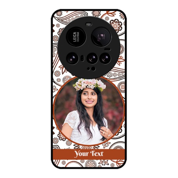 Xiaomi 15 Ultra 5G Custom Glass Phone Case - Abstract Flower Design Xiaomi 15 Ultra 5G Custom Glass Phone Case - Abstract Flower Design