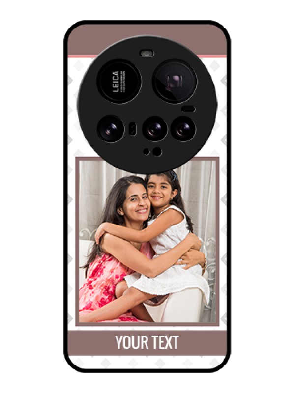 Custom Xiaomi 15 Ultra 5G Custom Glass Phone Case - Simple Diamond Design