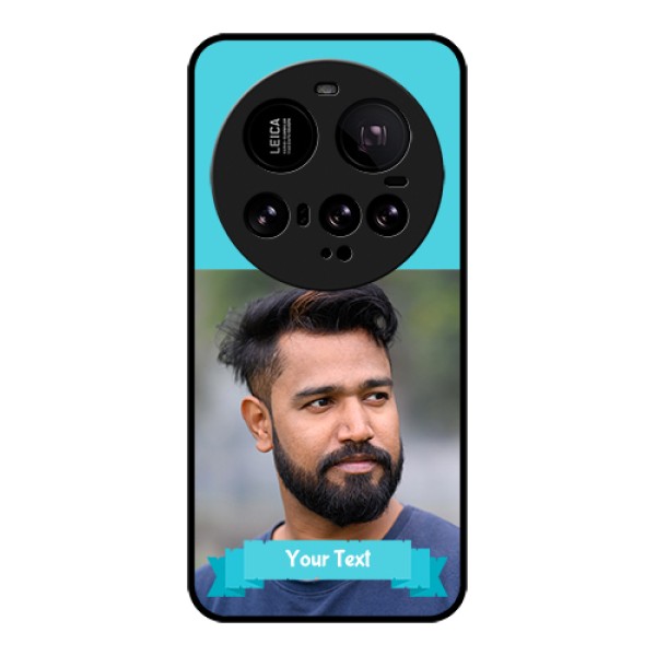 Xiaomi 15 Ultra 5G Custom Glass Phone Case - Blue Color Design Xiaomi 15 Ultra 5G Custom Glass Phone Case - Blue Color Design