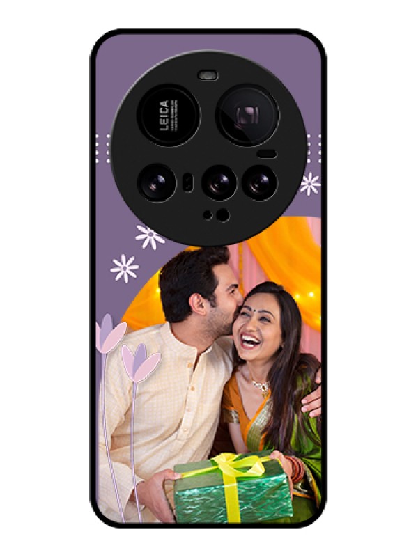 Custom Xiaomi 15 Ultra 5G Custom Glass Phone Case - Lavender Flowers Design