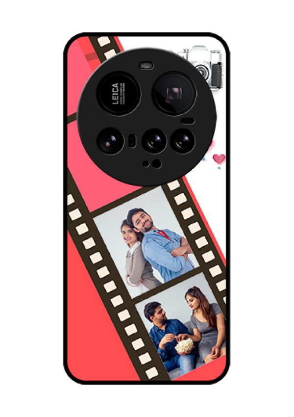 Xiaomi 15 Ultra 5G Custom Glass Phone Case - 3 Image Holder With Film Reel